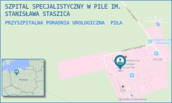 PRZYSZPITALNA PORADNIA UROLOGICZNA - SZPITAL SPECJALISTYCZNY W PILE IM. STANISŁAWA STASZICA - RYDYGIERA 1,  PIŁA