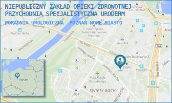 PORADNIA UROLOGICZNA - NIEPUBLICZNY ZAKŁAD OPIEKI ZDROWOTNEJ PRZYCHODNIA SPECJALISTYCZNA URODERM - KÓRNICKA 24,  POZNAŃ-NOWE MIASTO