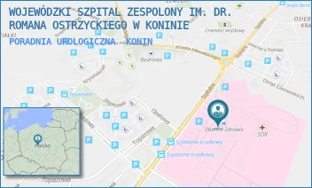 PORADNIA UROLOGICZNA - WOJEWÓDZKI SZPITAL ZESPOLONY IM. DR. ROMANA OSTRZYCKIEGO W KONINIE - SZPITALNA 45,  KONIN