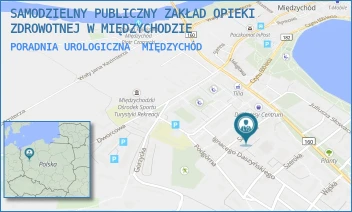 PORADNIA UROLOGICZNA - SAMODZIELNY PUBLICZNY ZAKŁAD OPIEKI ZDROWOTNEJ W MIĘDZYCHODZIE - SZPITALNA 10,  MIĘDZYCHÓD
