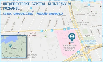 CZĘŚĆ UROLOGICZNA - UNIWERSYTECKI SZPITAL KLINICZNY W POZNANIU - PRZYBYSZEWSKIEGO 49,  POZNAŃ-GRUNWALD