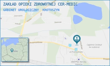 GABINET UROLOGICZNY - ZAKŁAD OPIEKI ZDROWOTNEJ CER-MEDIC - PRZEMYSŁOWA 21,  KROTOSZYN