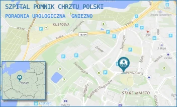 PORADNIA UROLOGICZNA - SZPITAL POMNIK CHRZTU POLSKI - ŚW. JANA 9,  GNIEZNO