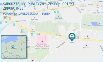 PORADNIA UROLOGICZNA - SAMODZIELNY PUBLICZNY ZESPÓŁ OPIEKI ZDROWOTNEJ - ŁĄKOWA 4A,  TUREK