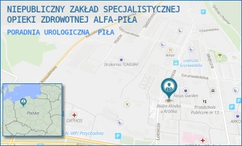 PORADNIA UROLOGICZNA - NIEPUBLICZNY ZAKŁAD SPECJALISTYCZNEJ OPIEKI ZDROWOTNEJ ALFA-PIŁA - LOTNICZA 3,  PIŁA