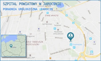 PORADNIA UROLOGICZNA - SZPITAL POWIATOWY W JAROCINIE - SZPITALNA 1,  JAROCIN