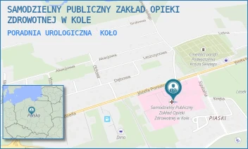PORADNIA UROLOGICZNA - SAMODZIELNY PUBLICZNY ZAKŁAD OPIEKI ZDROWOTNEJ W KOLE - PONIATOWSKIEGO 25,  KOŁO