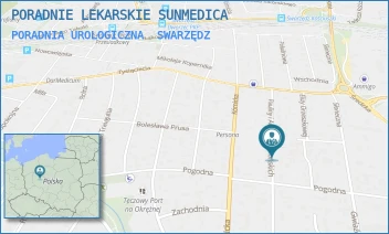 PORADNIA UROLOGICZNA - PORADNIE LEKARSKIE SUNMEDICA - WILKOŃSKICH 16,  SWARZĘDZ