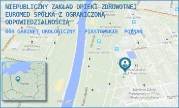 060 GABINET UROLOGICZNY - PIASTOWSKIE - NIEPUBLICZNY ZAKŁAD OPIEKI ZDROWOTNEJ EUROMED SPÓŁKA Z OGRANICZONĄ ODPOWIEDZIALNOŚCIĄ - OS. PIASTOWSKIE 58,  POZNAŃ