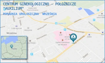 PORADNIA UROLOGICZNA - CENTRUM GINEKOLOGICZNO - POŁOŻNICZE "AUXILIUM" - LEGII WRZESIŃSKIEJ 19A,  WRZEŚNIA