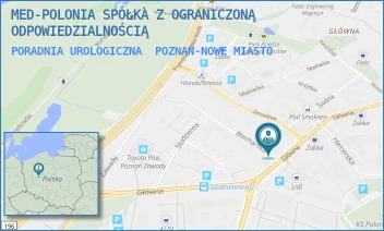PORADNIA UROLOGICZNA - MED-POLONIA SPÓŁKA Z OGRANICZONĄ ODPOWIEDZIALNOŚCIĄ - BLACHARSKA 2,  POZNAŃ-NOWE MIASTO