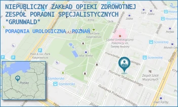 PORADNIA UROLOGICZNA - NIEPUBLICZNY ZAKŁAD OPIEKI ZDROWOTNEJ ZESPÓŁ PORADNI SPECJALISTYCZNYCH "GRUNWALD" - KASPRZAKA 16,  POZNAŃ