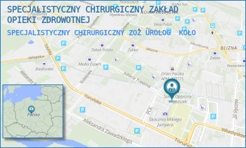 SPECJALISTYCZNY CHIRURGICZNY ZOZ UROLOG - SPECJALISTYCZNY CHIRURGICZNY ZAKŁAD OPIEKI ZDROWOTNEJ - PCK 8/21,  KOŁO