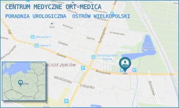 PORADNIA UROLOGICZNA - CENTRUM MEDYCZNE ORT-MEDICA - BRZOZOWA 7,  OSTRÓW WIELKOPOLSKI