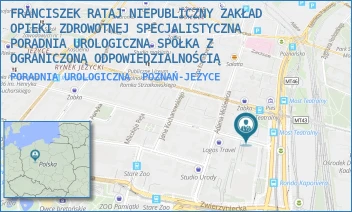 PORADNIA UROLOGICZNA - FRANCISZEK RATAJ NIEPUBLICZNY ZAKŁAD OPIEKI ZDROWOTNEJ SPECJALISTYCZNA PORADNIA UROLOGICZNA SPÓŁKA Z OGRANICZONĄ ODPOWIEDZIALNOŚCIĄ - SŁOWACKIEGO 8,  POZNAŃ-JEŻYCE