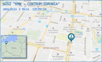 UROLOGIA 3 MAJA - NZOZ "KMW - CENTRUM ZDROWIA" - 3 MAJA 25-27,  SZCZECIN