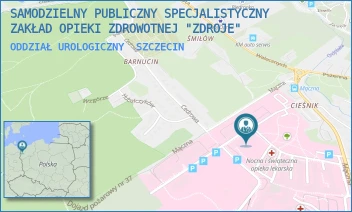 ODDZIAŁ UROLOGICZNY - SAMODZIELNY PUBLICZNY SPECJALISTYCZNY ZAKŁAD OPIEKI ZDROWOTNEJ "ZDROJE" W SZCZECINIE - MĄCZNA 4,  SZCZECIN