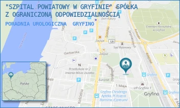 PORADNIA UROLOGICZNA - "SZPITAL POWIATOWY W GRYFINIE" SPÓŁKA Z OGRANICZONĄ ODPOWIEDZIALNOŚCIĄ - PARKOWA 5,  GRYFINO
