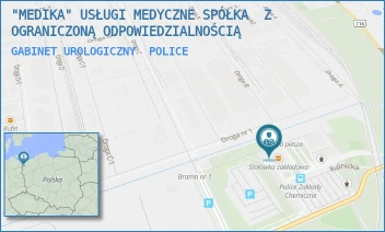GABINET UROLOGICZNY - "MEDIKA" USŁUGI MEDYCZNE SPÓŁKA  Z  OGRANICZONĄ ODPOWIEDZIALNOŚCIĄ - KUŹNICKA 1,  POLICE