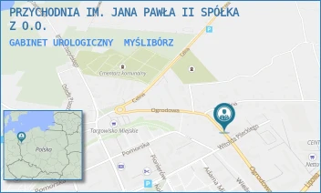 GABINET UROLOGICZNY - PRZYCHODNIA IM. JANA PAWŁA II SPÓŁKA Z O.O. - OGRODOWA 9,  MYŚLIBÓRZ