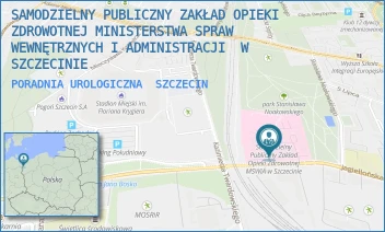 PORADNIA UROLOGICZNA - SAMODZIELNY PUBLICZNY ZAKŁAD OPIEKI ZDROWOTNEJ MINISTERSTWA SPRAW WEWNĘTRZNYCH I ADMINISTRACJI  W SZCZECINIE - JAGIELLOŃSKA 44,  SZCZECIN