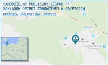 PORADNIA UROLOGICZNA - SAMODZIELNY PUBLICZNY ZESPÓŁ ZAKŁADÓW OPIEKI ZDROWOTNEJ W GRYFICACH - NIECHORSKA 27,  GRYFICE
