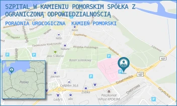 PORADNIA UROLOGICZNA - SZPITAL W KAMIENIU POMORSKIM SPÓŁKA Z OGRANICZONĄ ODPOWIEDZIALNOŚCIĄ - SZPITALNA 10,  KAMIEŃ POMORSKI