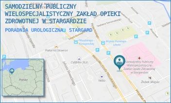 PORADNIA UROLOGICZNA - SAMODZIELNY PUBLICZNY WIELOSPECJALISTYCZNY ZAKŁAD OPIEKI ZDROWOTNEJ W STARGARDZIE - WOJSKA POLSKIEGO 27,  STARGARD