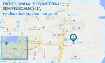 PORADNIA UROLOGICZNA - EVOMED SPÓŁKA Z OGRANICZONA ODPOWIEDZIALNOŚCIĄ - STANISŁAWA DUBOIS 27,  SZCZECIN