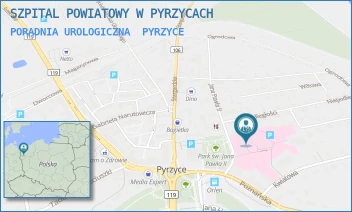 PORADNIA UROLOGICZNA - SZPITAL POWIATOWY W PYRZYCACH - JANA PAWŁA II 2,  PYRZYCE