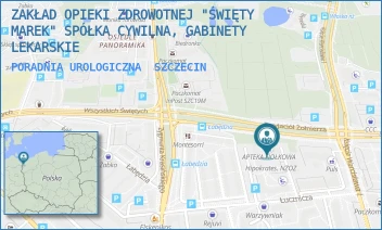PORADNIA UROLOGICZNA - ZAKŁAD OPIEKI ZDROWOTNEJ "ŚWIĘTY MAREK" SPÓŁKA CYWILNA, GABINETY LEKARSKIE - ŁUCZNICZA 64,  SZCZECIN