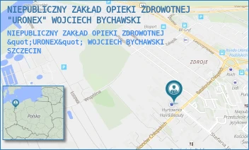 NIEPUBLICZNY ZAKŁAD OPIEKI ZDROWOTNEJ "URONEX" WOJCIECH BYCHAWSKI - NIEPUBLICZNY ZAKŁAD OPIEKI ZDROWOTNEJ "URONEX" WOJCIECH BYCHAWSKI - BAT. CHŁOPSKICH 86/11,  SZCZECIN